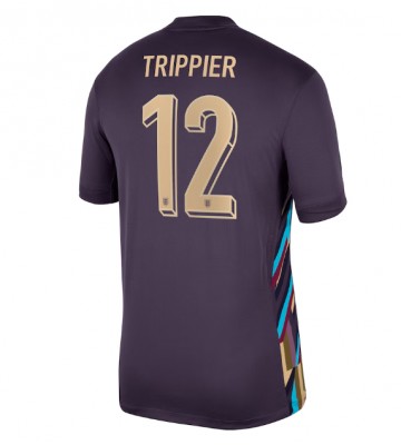 England Kieran Trippier #12 Udebanetrøje EM 2024 Kort ærmer